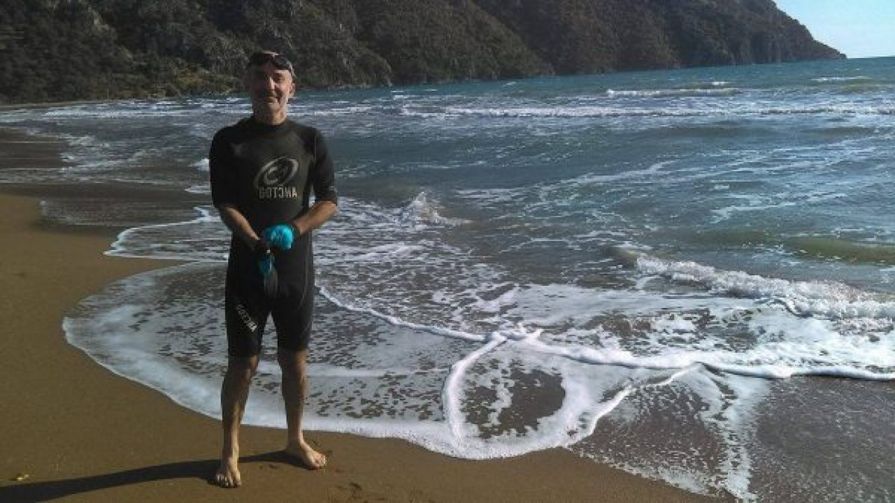 Doğa için 15 kilometre kulaç atacak