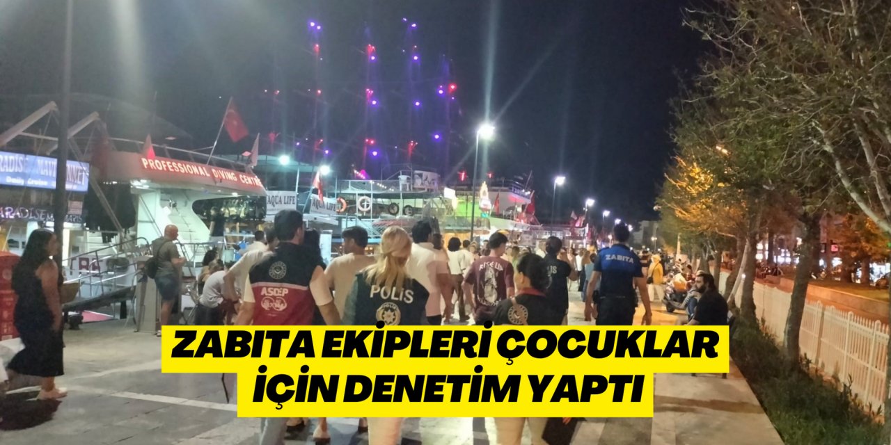 Zabıta ekipleri çocuklar için denetim yaptı