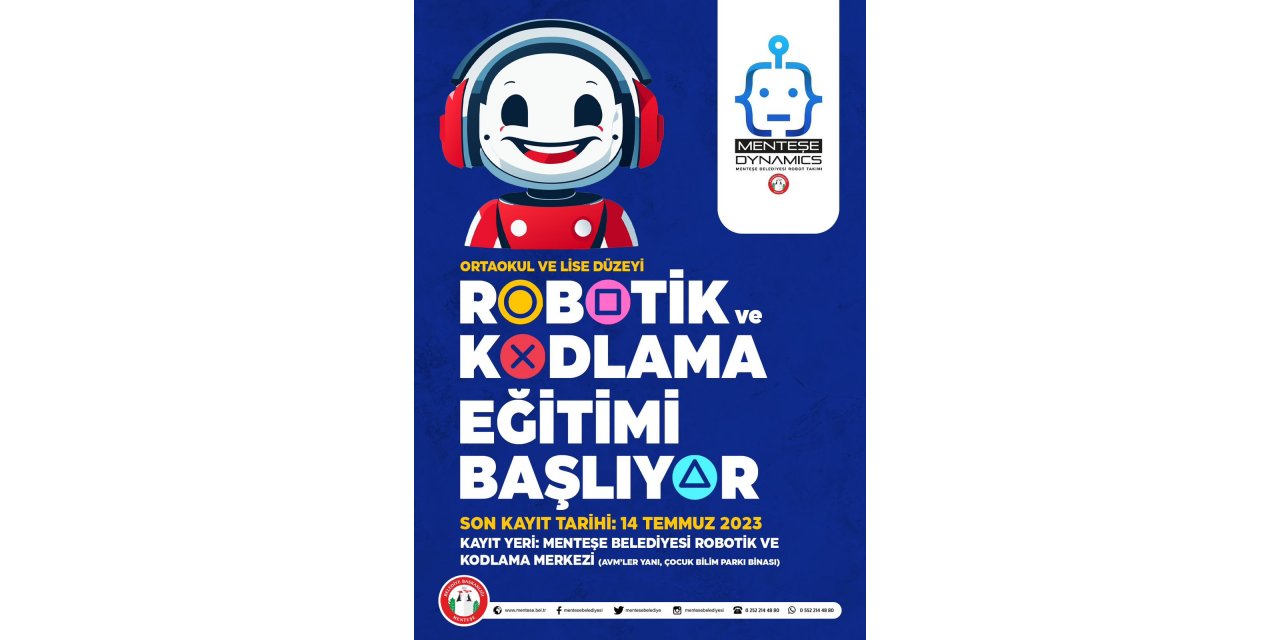 ROBOTİK VE KODLAMA EĞİTİMLERİ 14 TEMMUZ’DA BAŞLIYOR