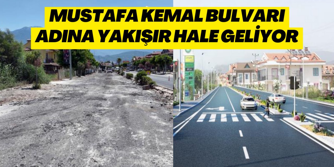 Mustafa Kemal Bulvarı adına yakışır hale geliyor