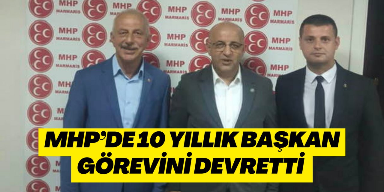 MHP’DE 10 YILLIK BAŞKAN GÖREVİNİ DEVRETTİ