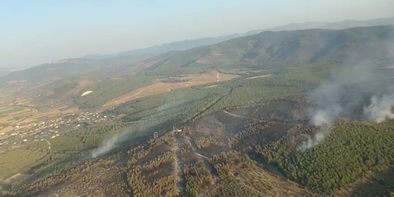 MİLAS'TA ÇIKAN YANGIN KONTROL ALTINA ALINDI