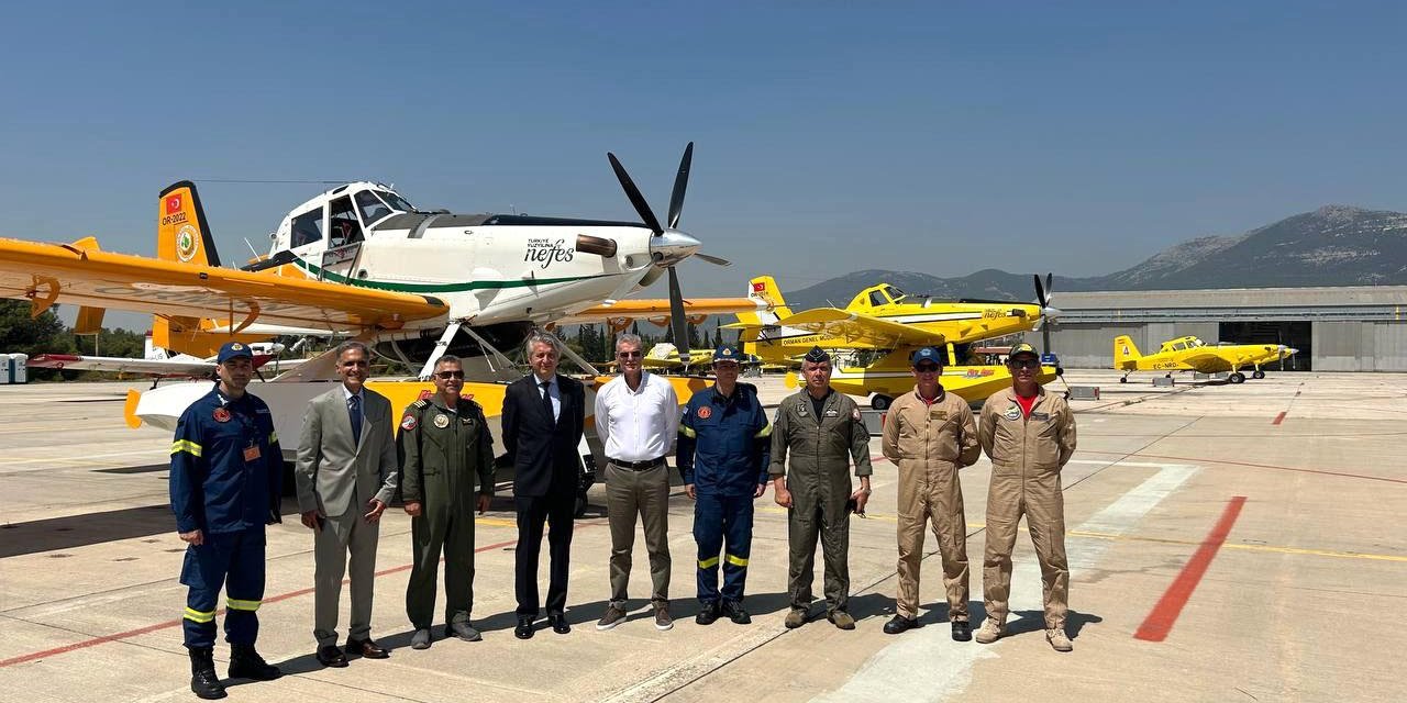 Türkiye'nin yangın söndürme uçakları Yunanistan'a ulaştı