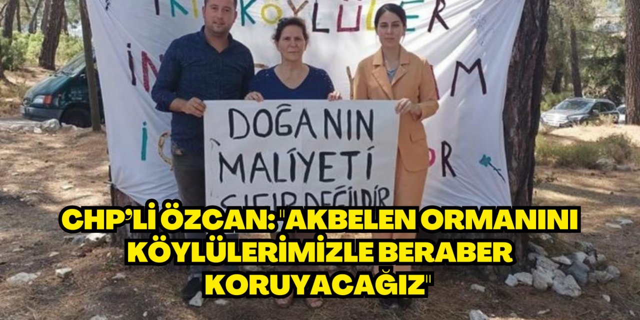 CHP’Lİ ÖZCAN: 
