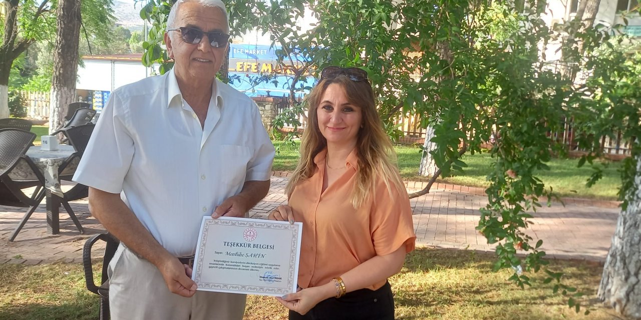 YATAĞAN’DA SÜRÜCÜ KURSU USTA ÖĞRETİCİLERİNE BELGE VERİLDİ