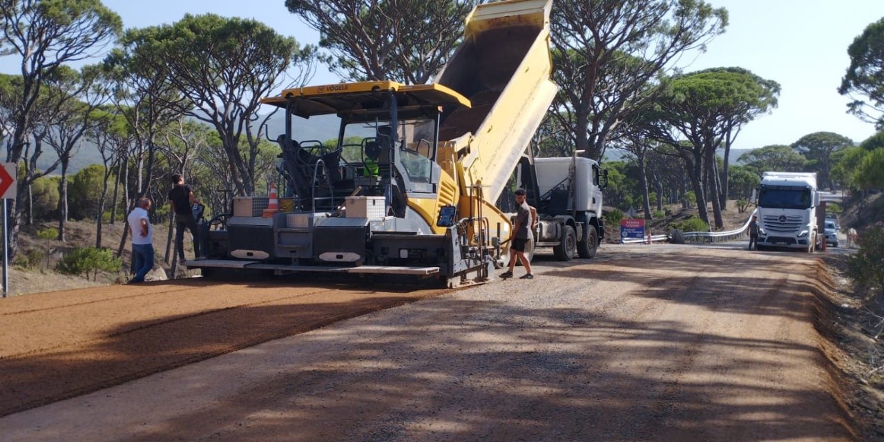 205 kilometrelik yol çalışmasının 65 kilometrelik tamamlandı