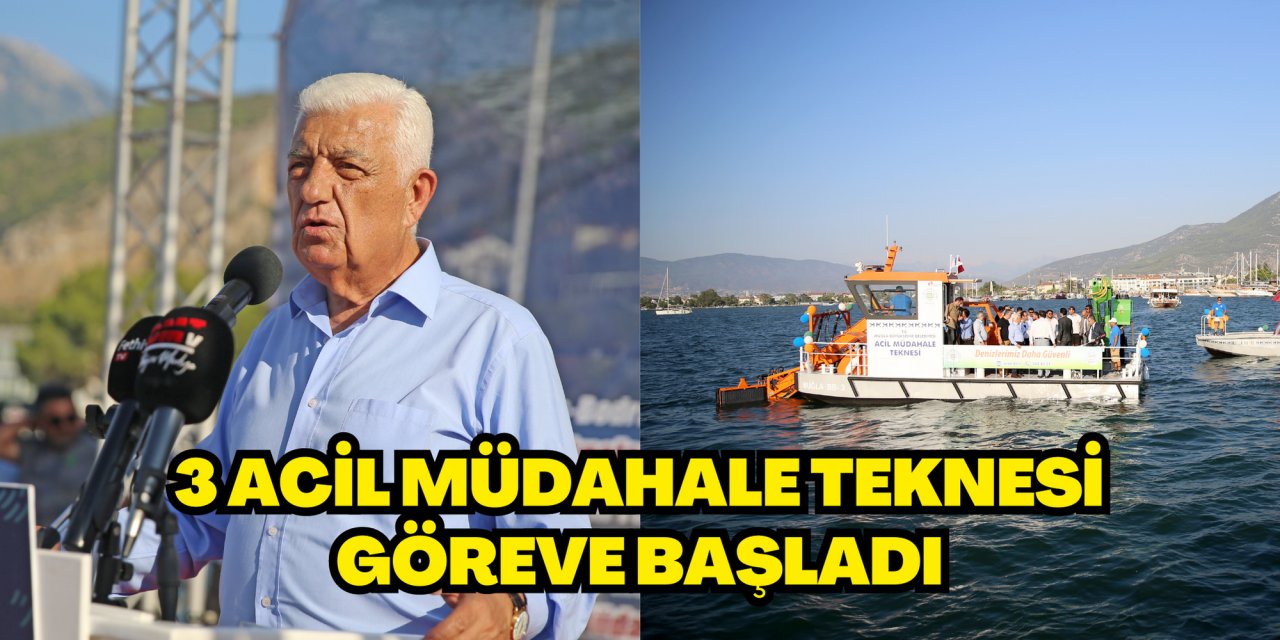 3 acil müdahale teknesi göreve başladı