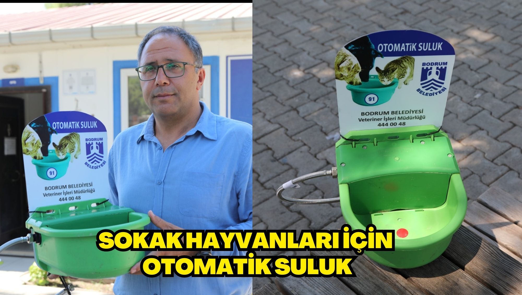 SOKAK HAYVANLARI İÇİN OTOMATİK SULUK