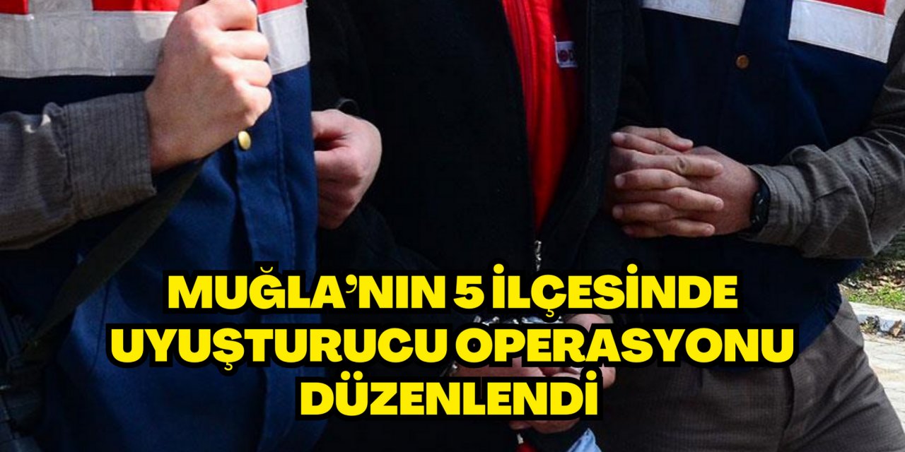 Muğla’nın 5 ilçesinde uyuşturucu operasyonu düzenlendi