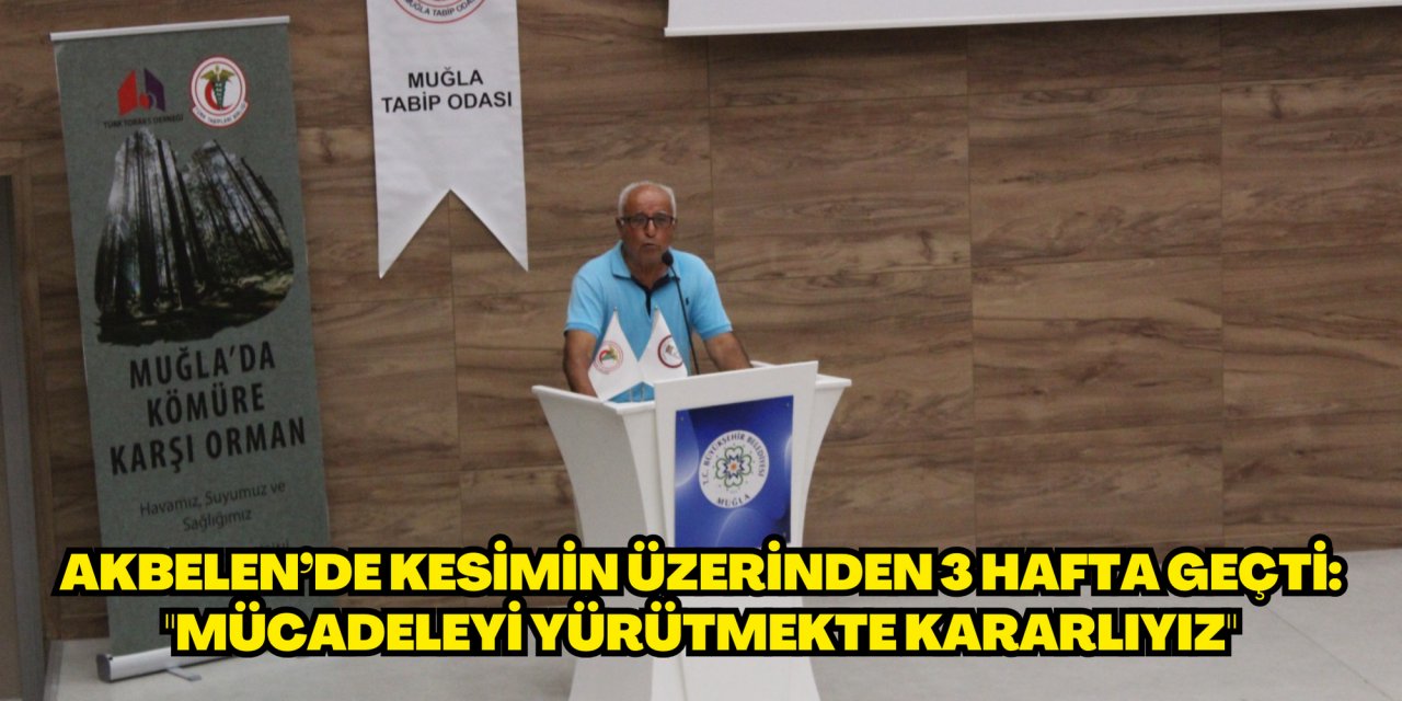 AKBELEN’DE KESİMİN ÜZERİNDEN 3 HAFTA GEÇTİ: 
