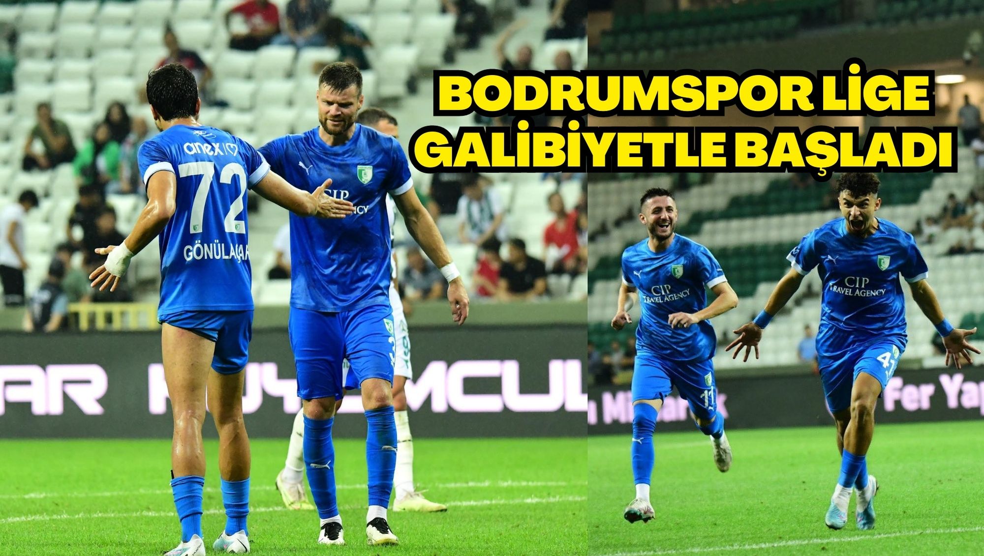 BODRUMSPOR LİGE GALİBİYETLE BAŞLADI: 1-0