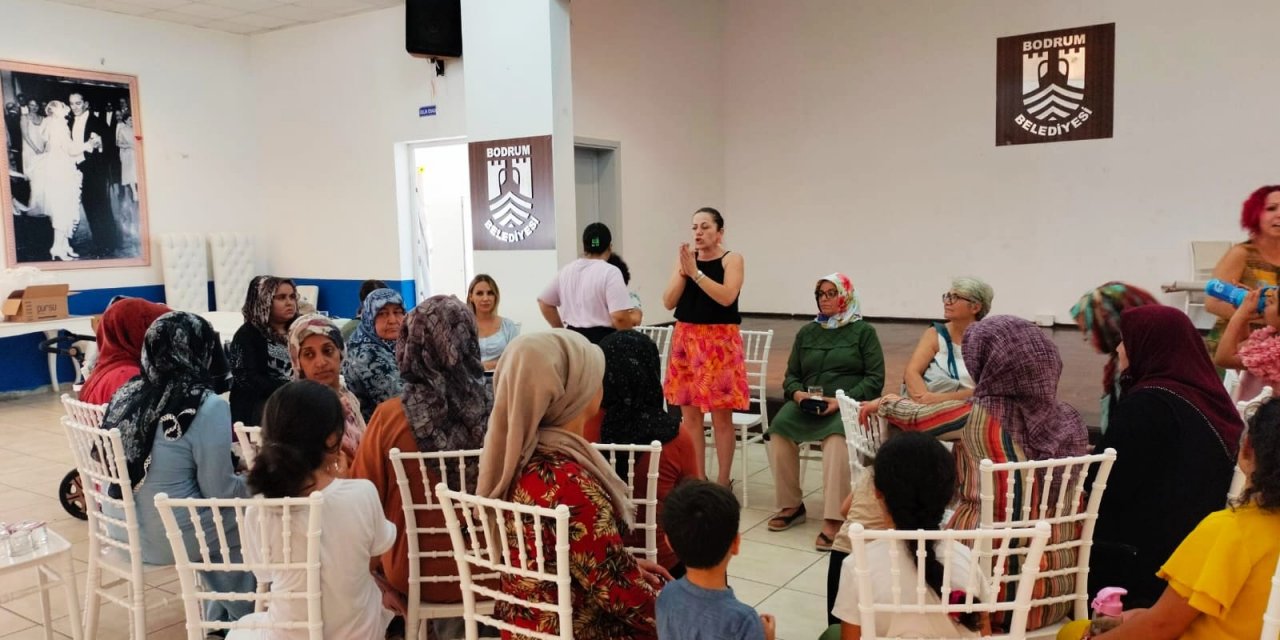 Bodrum’da kadın hakları konusunda bilgilendirme yapıldı