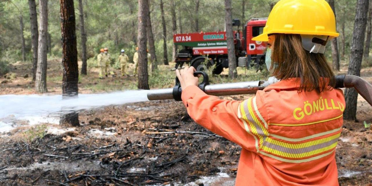 Orman yangınlarına 'gönüllü' kalkanı