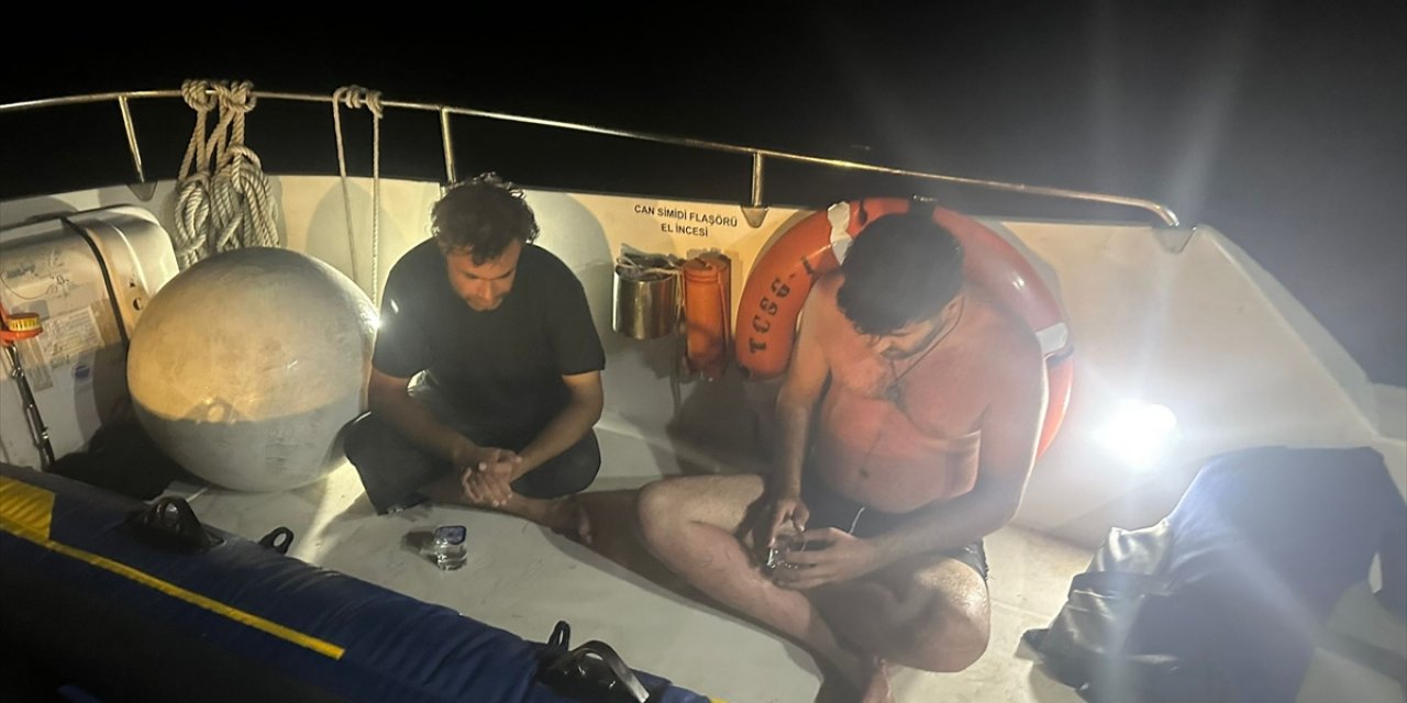 BODRUM AÇIKLARINDA 2 DÜZENSİZ GÖÇMEN KURTARILDI, 49 GÖÇMEN YAKALANDI