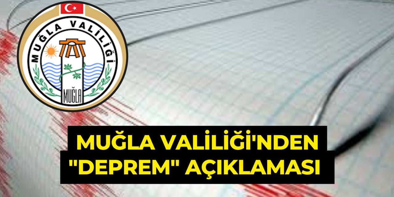 MUĞLA VALİLİĞİ'NDEN 