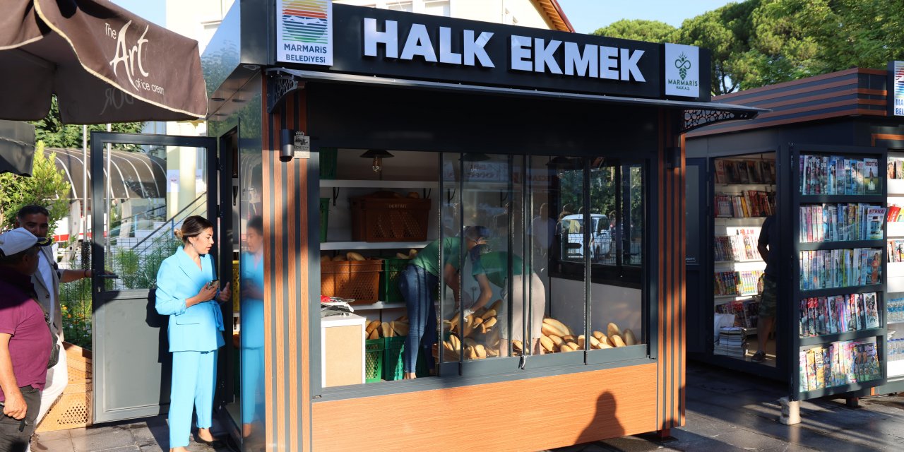 MARMARİS’TE HALK EKMEK HİZMETE AÇILDI