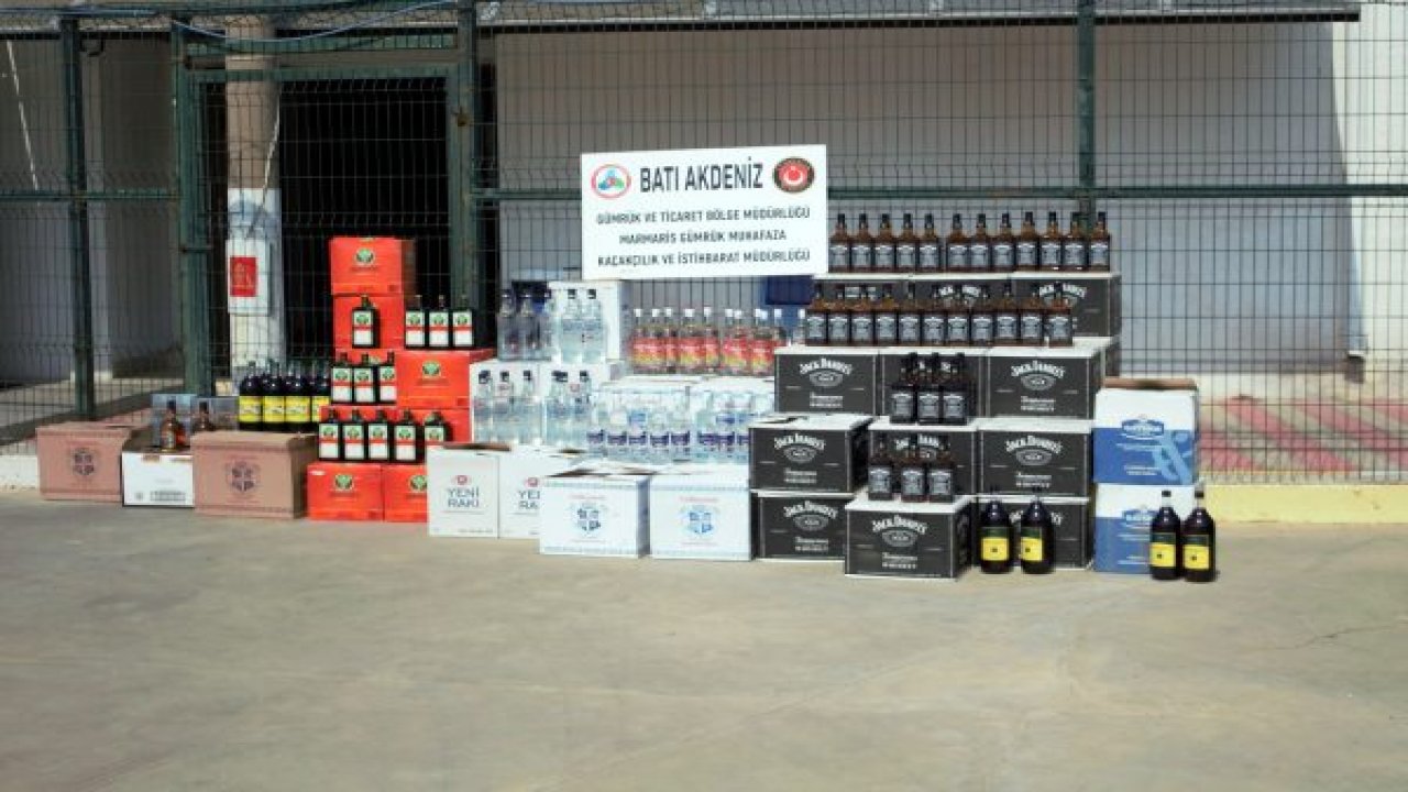 671 şişe kaçak içki ele geçirildi