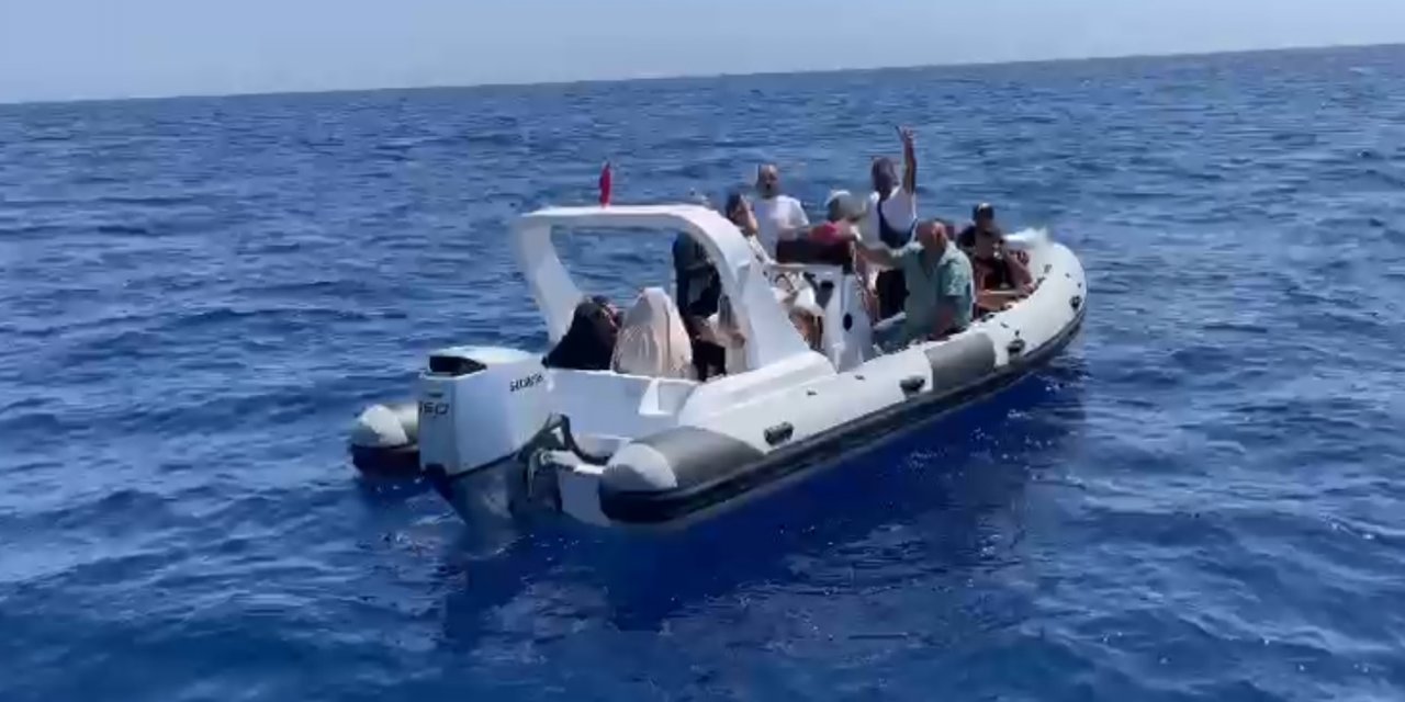 140 düzensiz göçmen kurtarıldı, 16 göçmen yakalandı