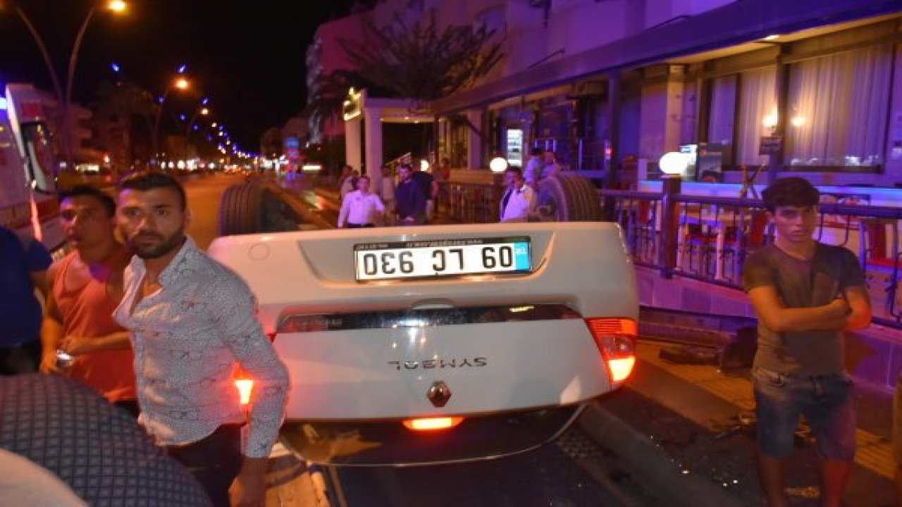 Otomobil takla attı;3 yaralı