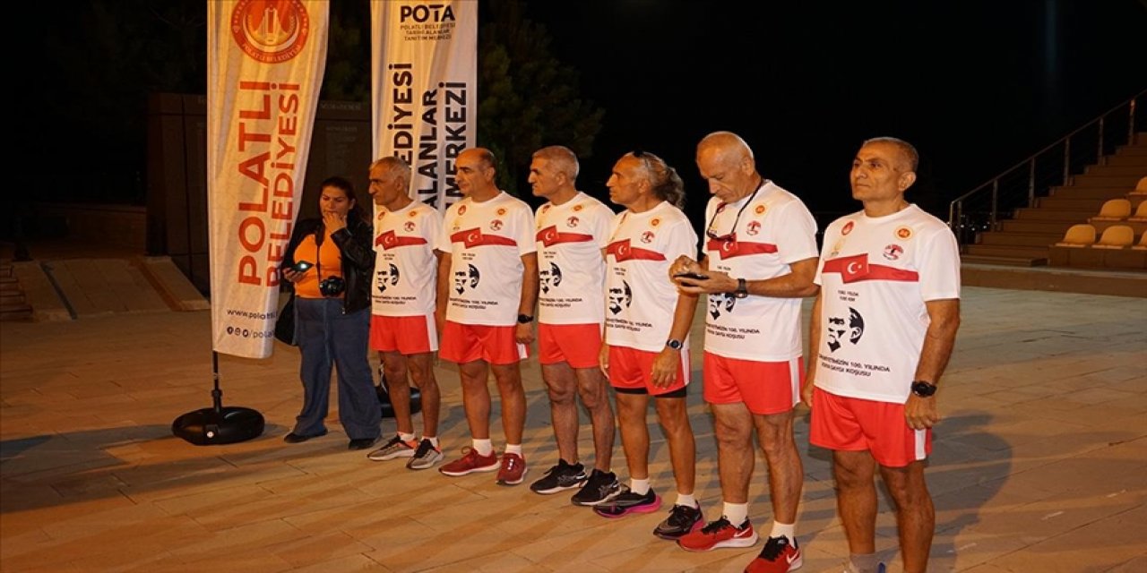 Duatepe'den Anıtkabir'e Ata'ya Saygı Koşusu