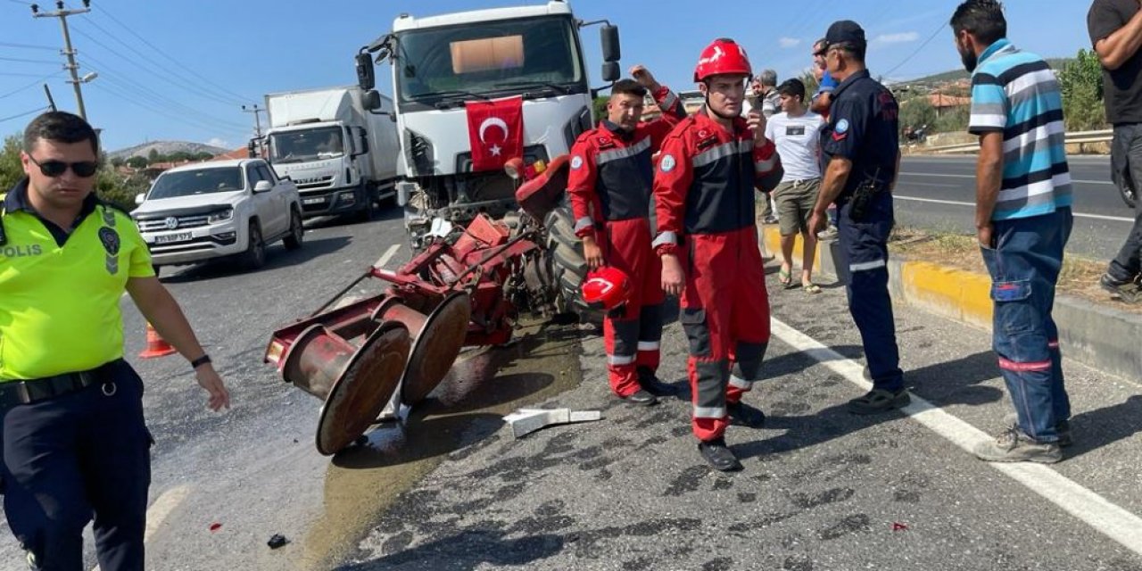 YATAĞAN MADENLER KAVŞAĞINDA KAZA: 1 YARALI