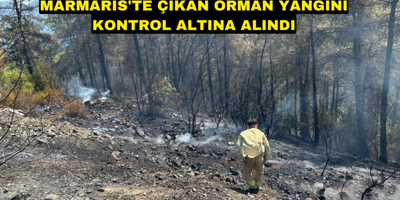 Marmaris'te çıkan orman yangını kontrol altına alındı