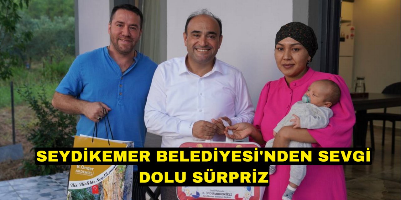 SEYDİKEMER BELEDİYESİ'NDEN SEVGİ DOLU SÜRPRİZ