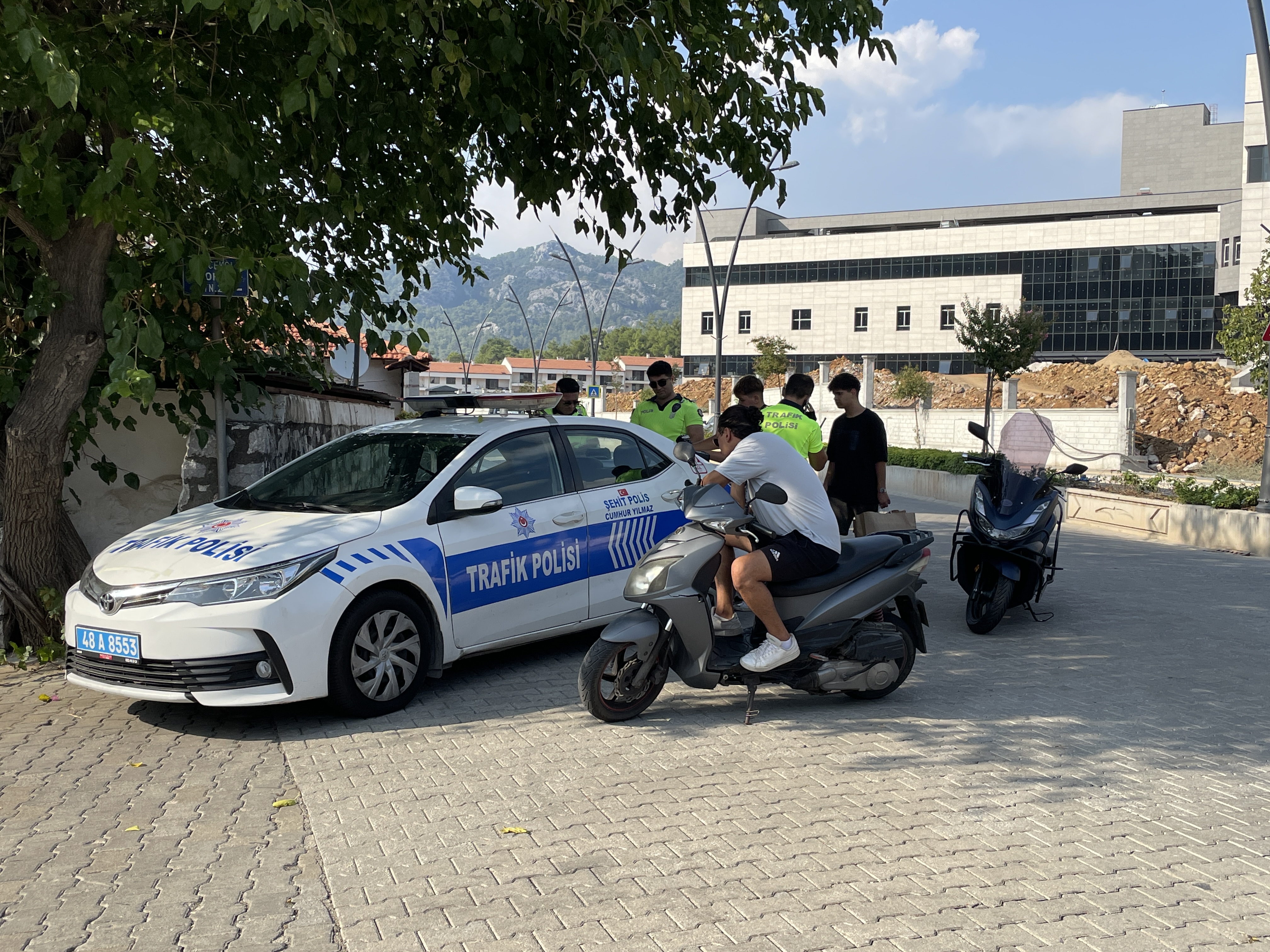 Kurallara uymayan motosiklet sürücülerine ceza uygulandı