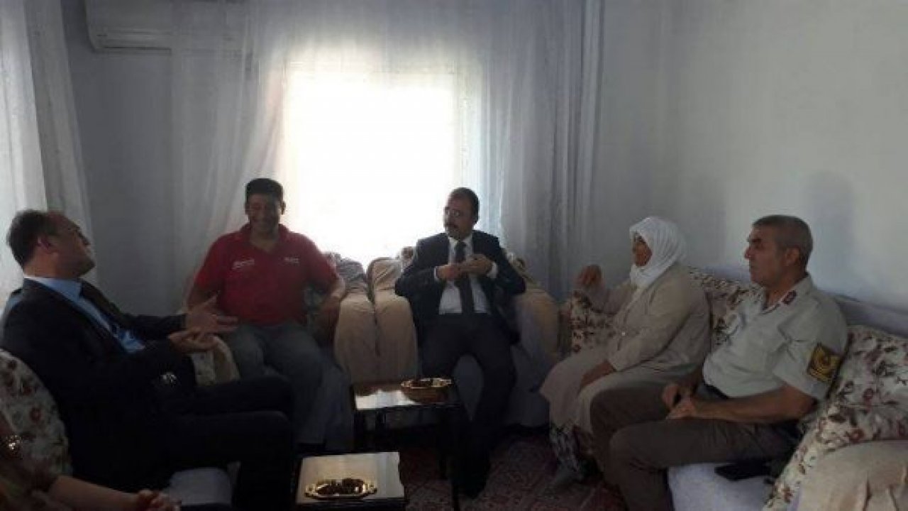 Kaymakam Dolu'dan, şehit ailesine ziyaret