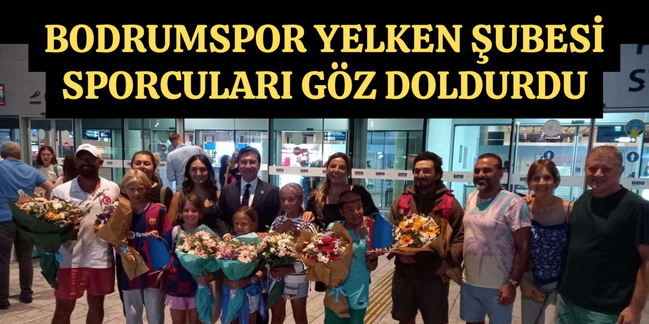 Bodrumspor Yelken Şubesi sporcuları göz doldurdu