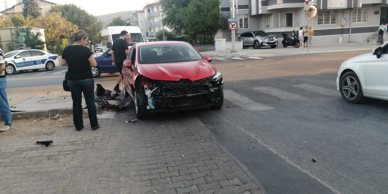 Menteşe'de kaza:1 yaralı