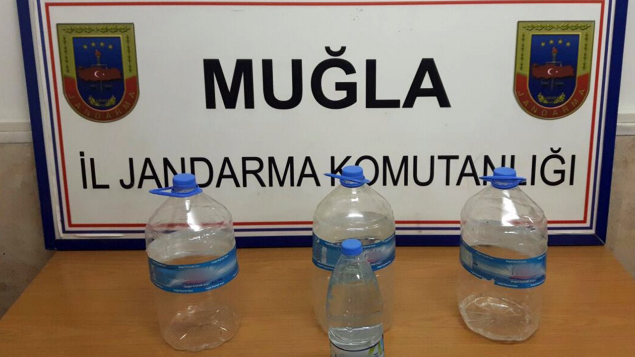 Karabörtlen’de sahte içki ele geçirildi