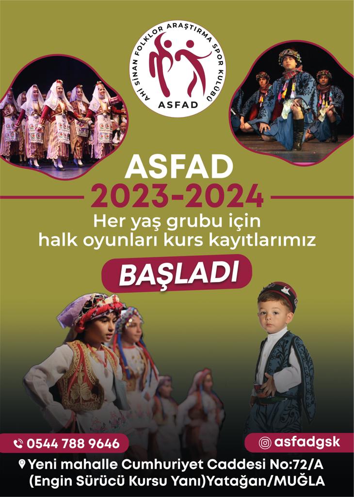 YATAĞAN ASFAD’DA KURS KAYITLARI BAŞLADI