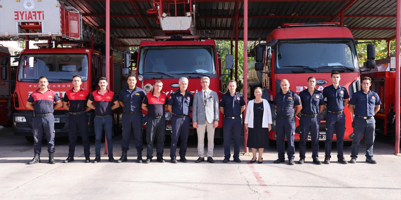 MARMARİS’TE ATEŞ KAHRAMANLARI UNUTULMADI