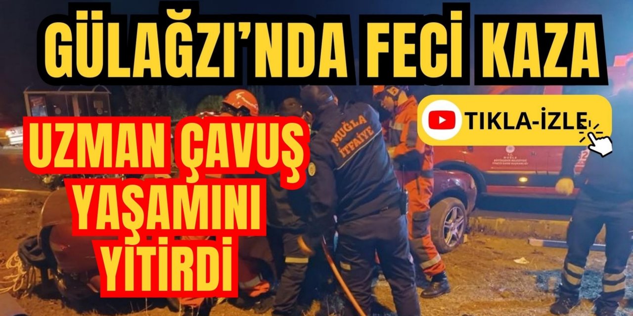 Gülağzı’nda feci kaza: Uzman Çavuş yaşamını yitirdi