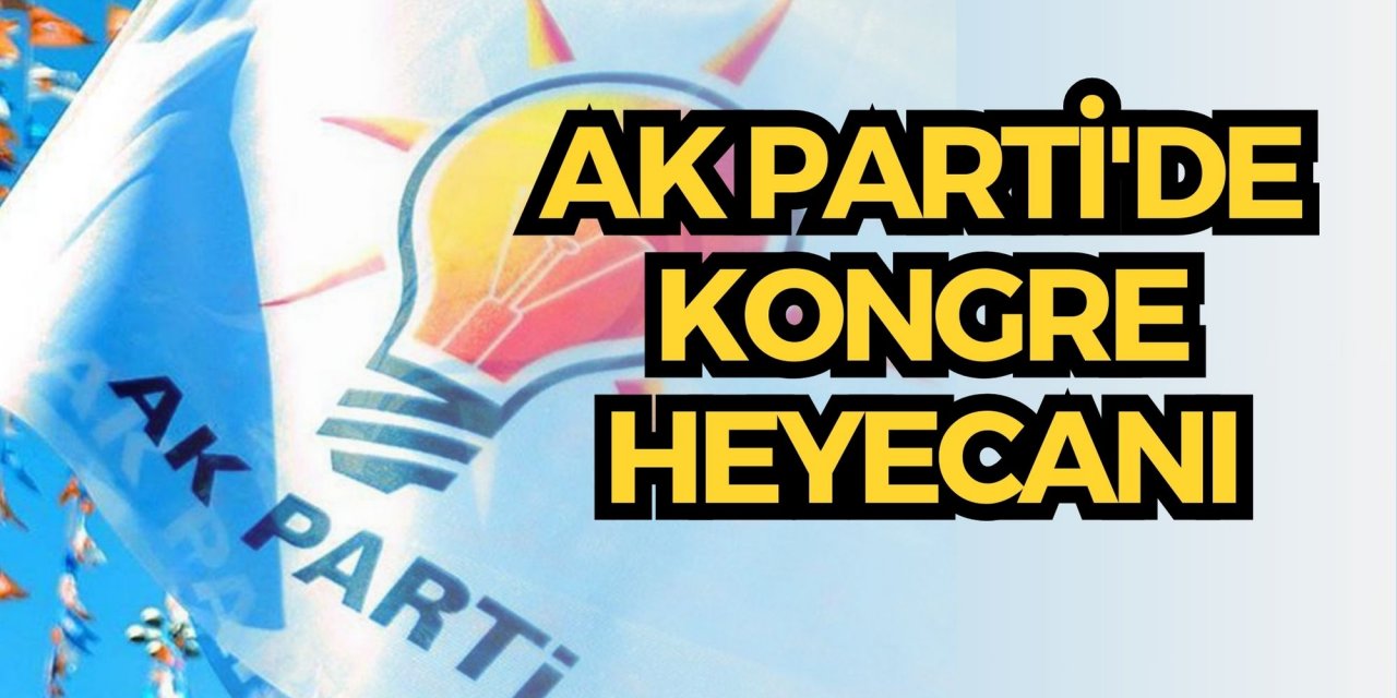 AK Parti'de kongre heyecanı