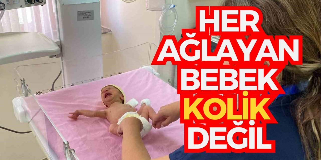 Her ağlayan bebek kolik değil