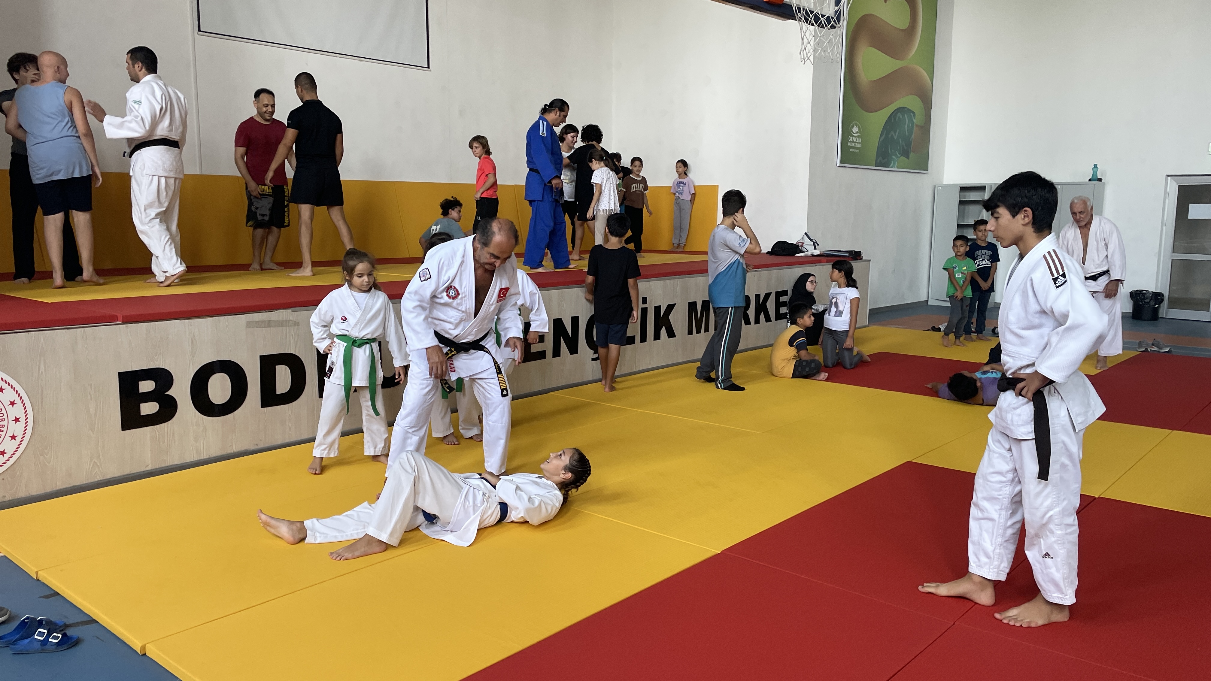 BODRUM'DA JUDO  EĞİTİMİ BAŞLADI