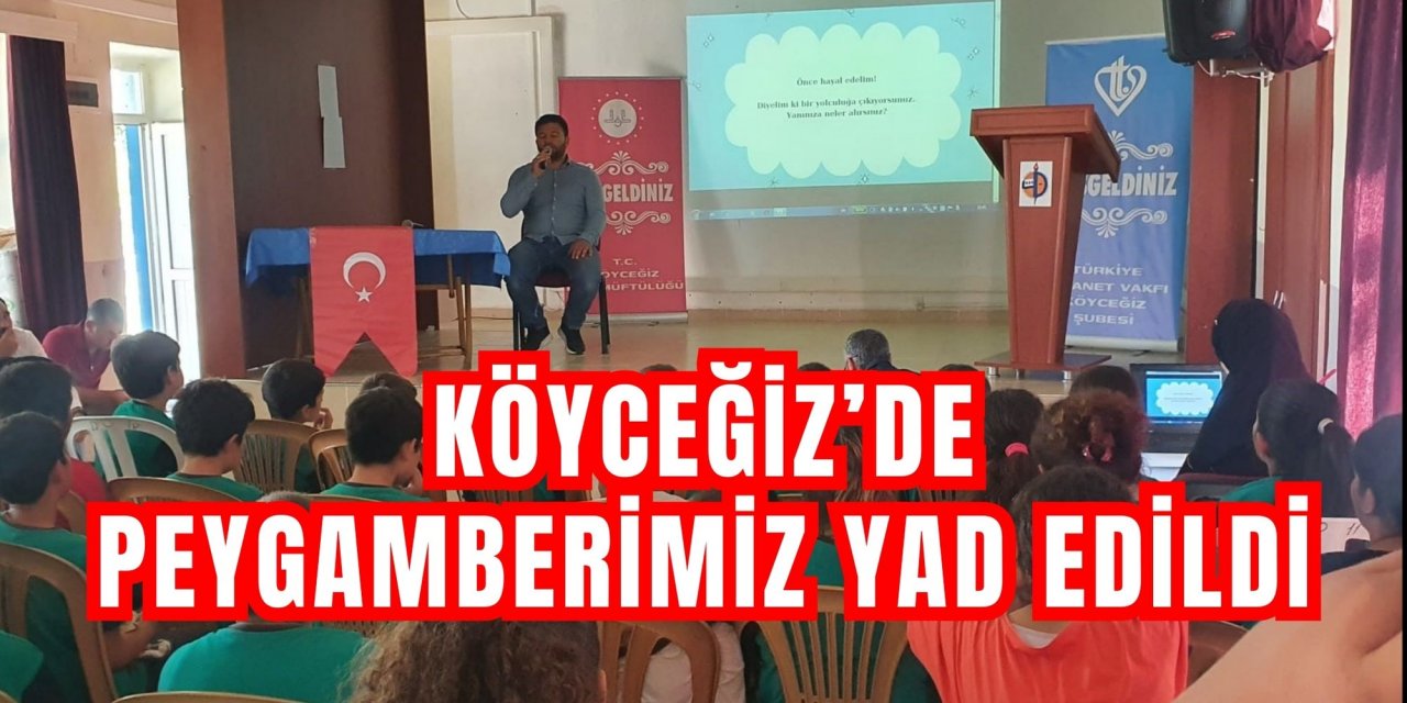 Köyceğiz’de Peygamberimiz yad edildi