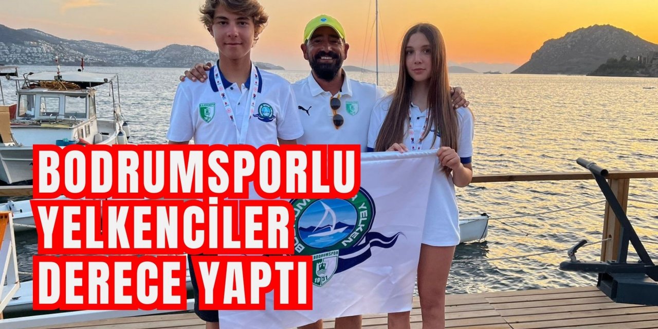 Bodrumsporlu yelkenciler derece yaptı