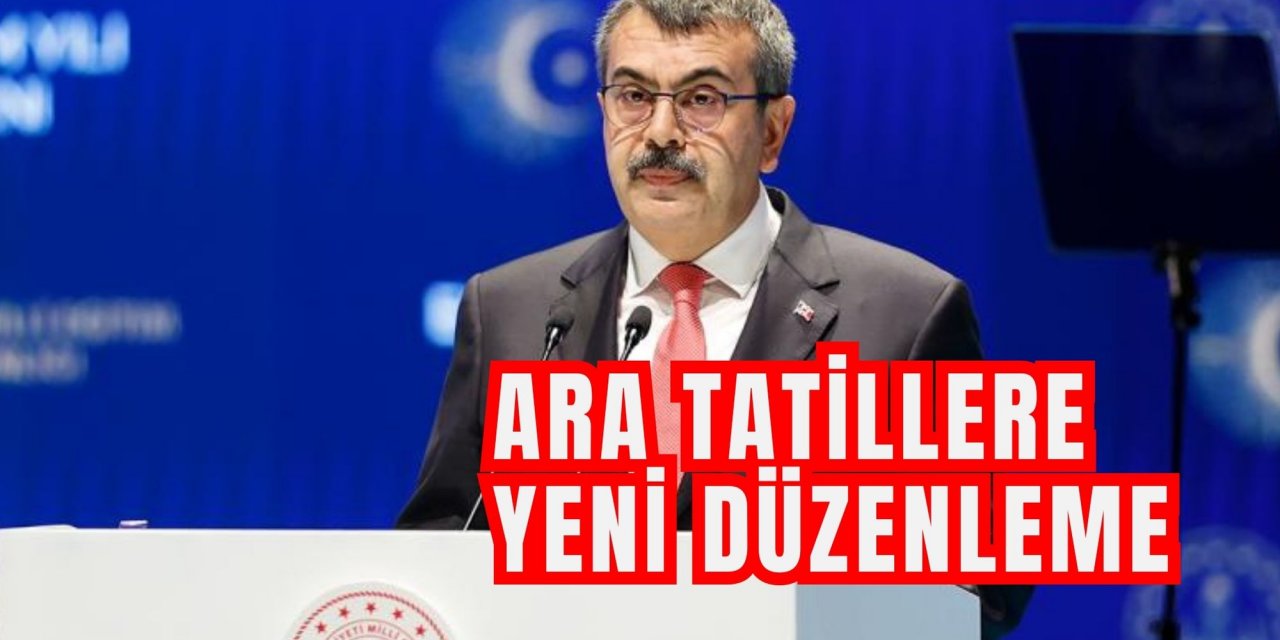 Bakan Tekin: Ara tatillerle ilgili bir düzenleme yapabiliriz