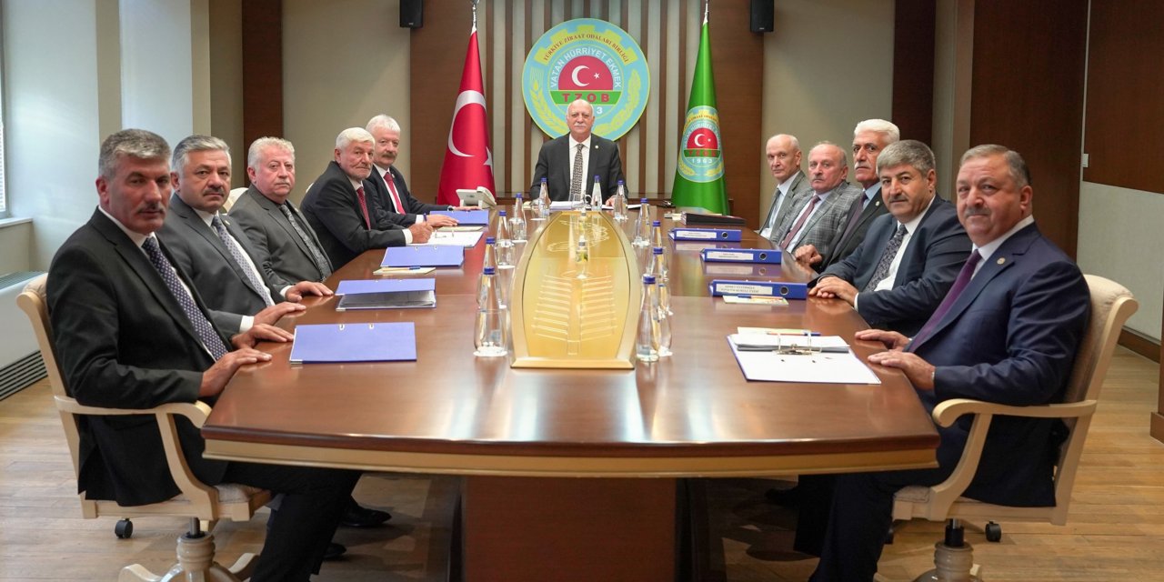 Baştuğ TZOB yönetim kurulu toplantısına katıldı