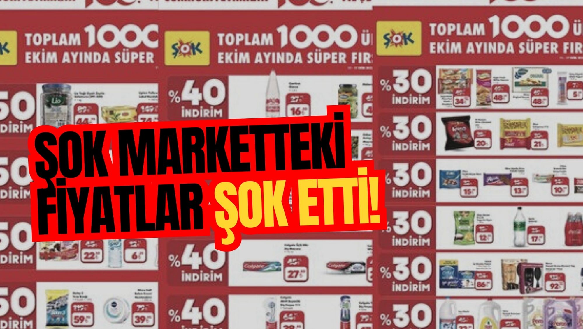 ŞOK MARKETTEKİ FİYATLAR ŞOK ETTİ!