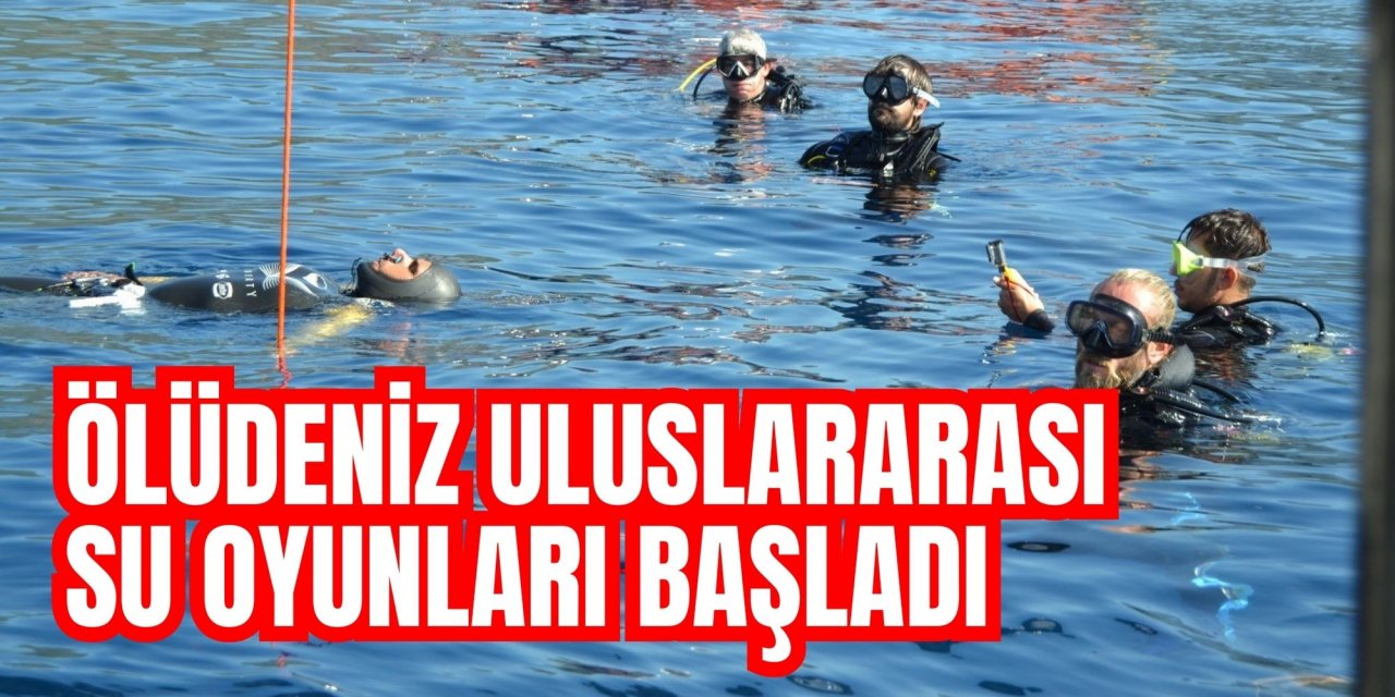 Ölüdeniz Uluslararası Su Oyunları başladı