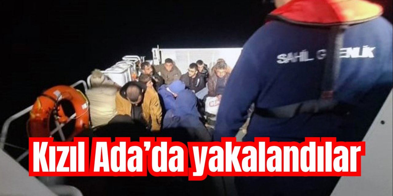 Kızıl Ada’da yakalandılar