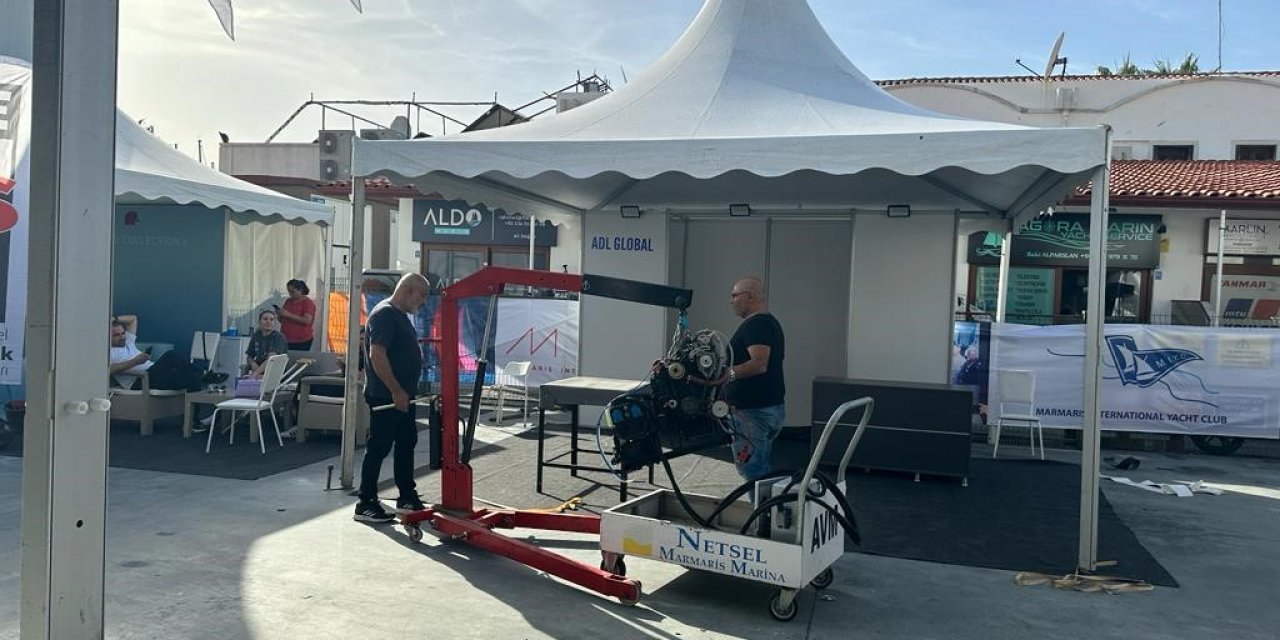 Marmaris Boat Show yarına hazırlanıyor