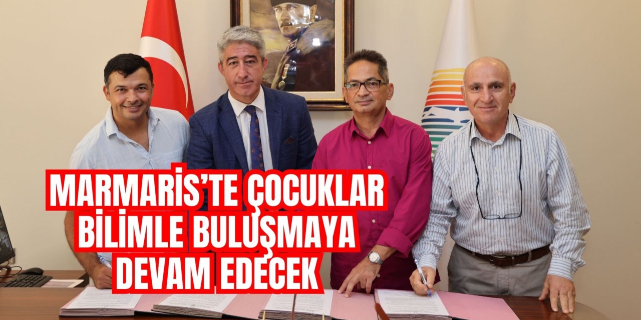 Marmaris’te çocuklar bilimle buluşmaya devam edecek
