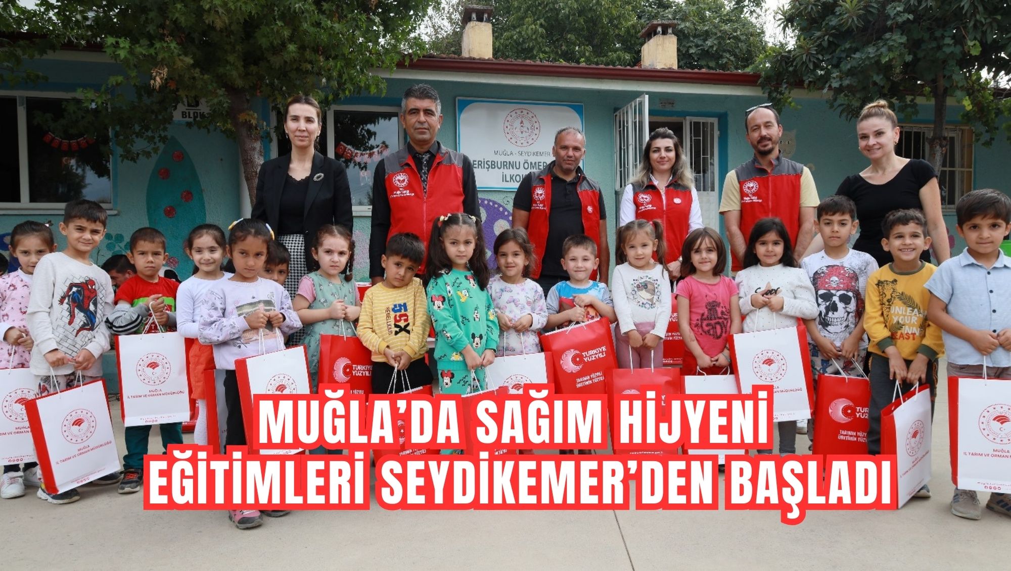 MUĞLA’DA SAĞIM HİJYENİ EĞİTİMLERİ SEYDİKEMER’DEN BAŞLADI