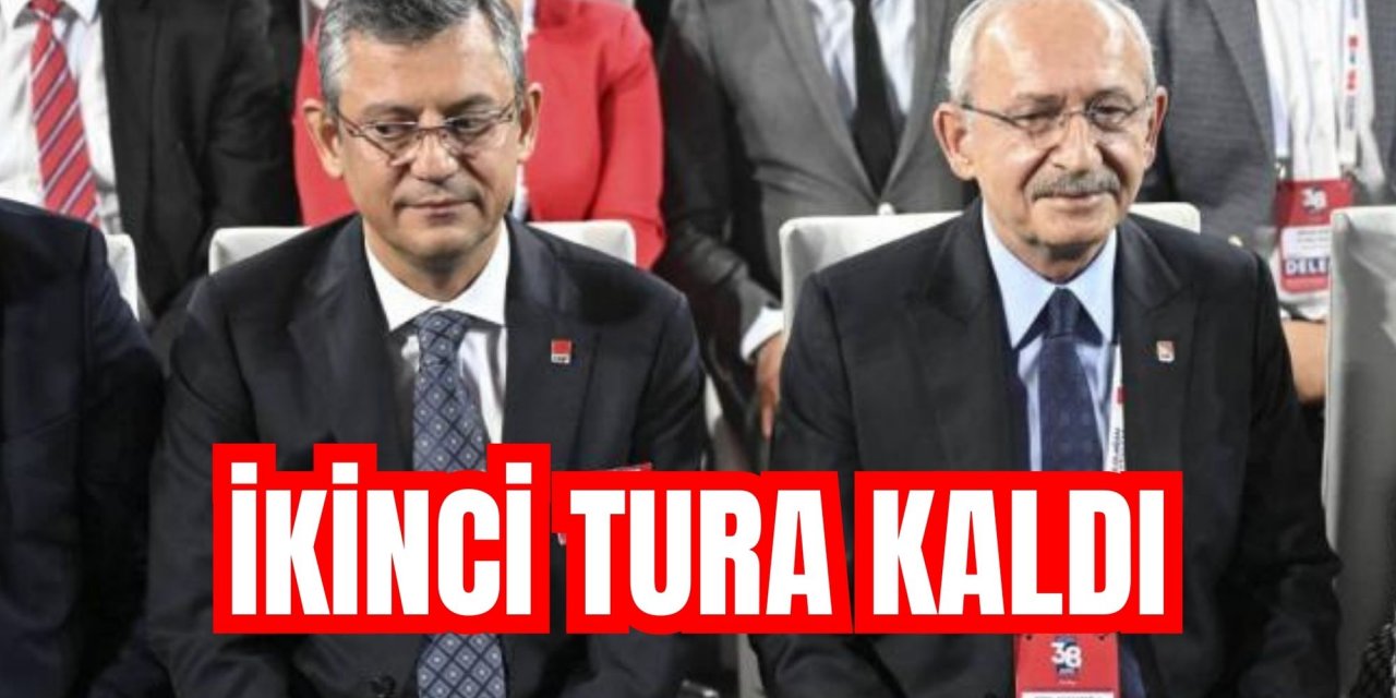 CHP Kurultayı'nda seçim ikinci tura kaldı