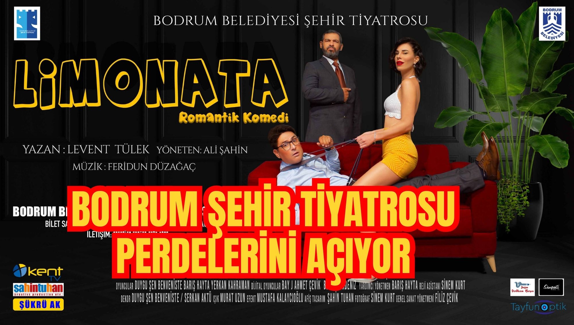 BODRUM ŞEHİR TİYATROSU PERDELERİNİ AÇIYOR